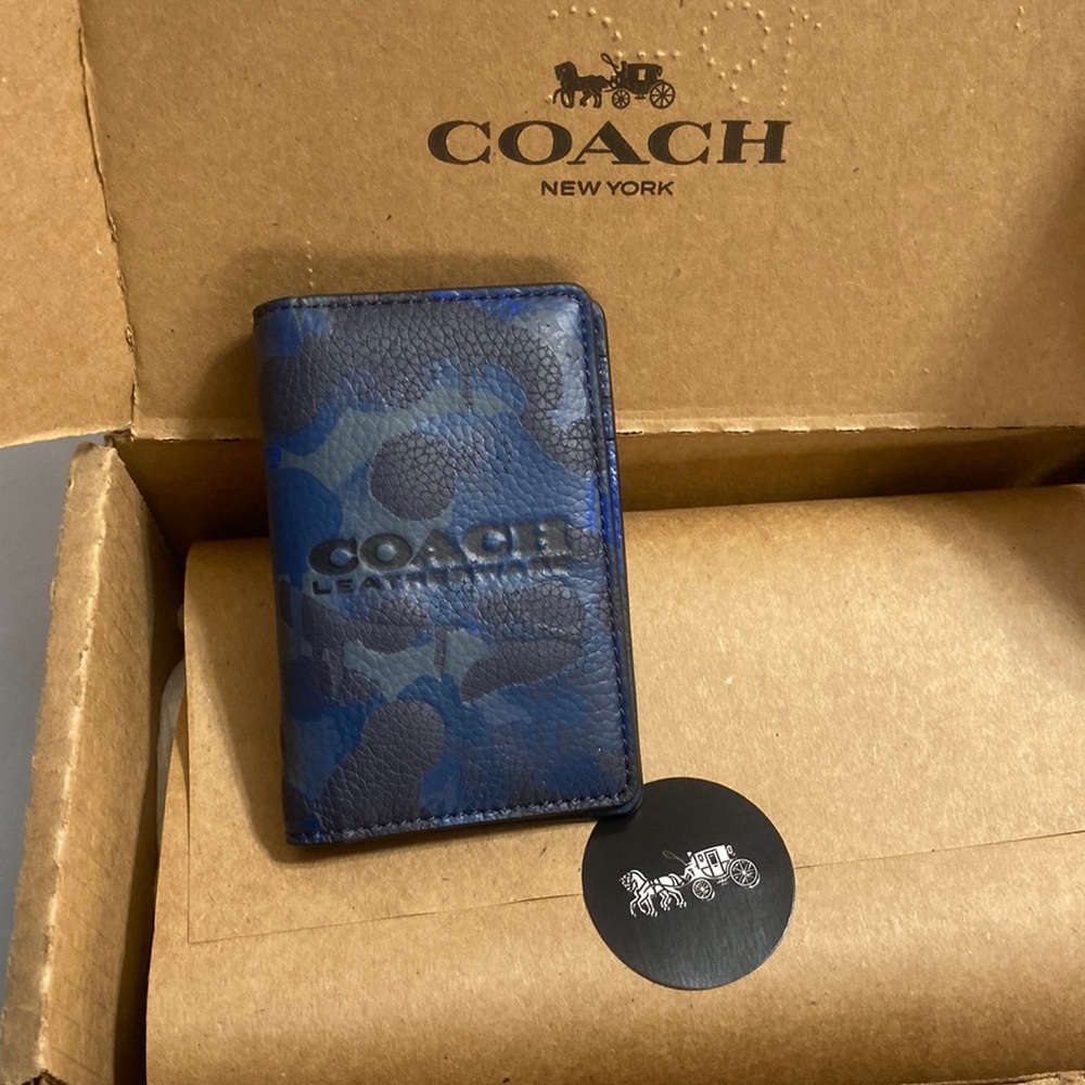 Card Wallet With Camo Print